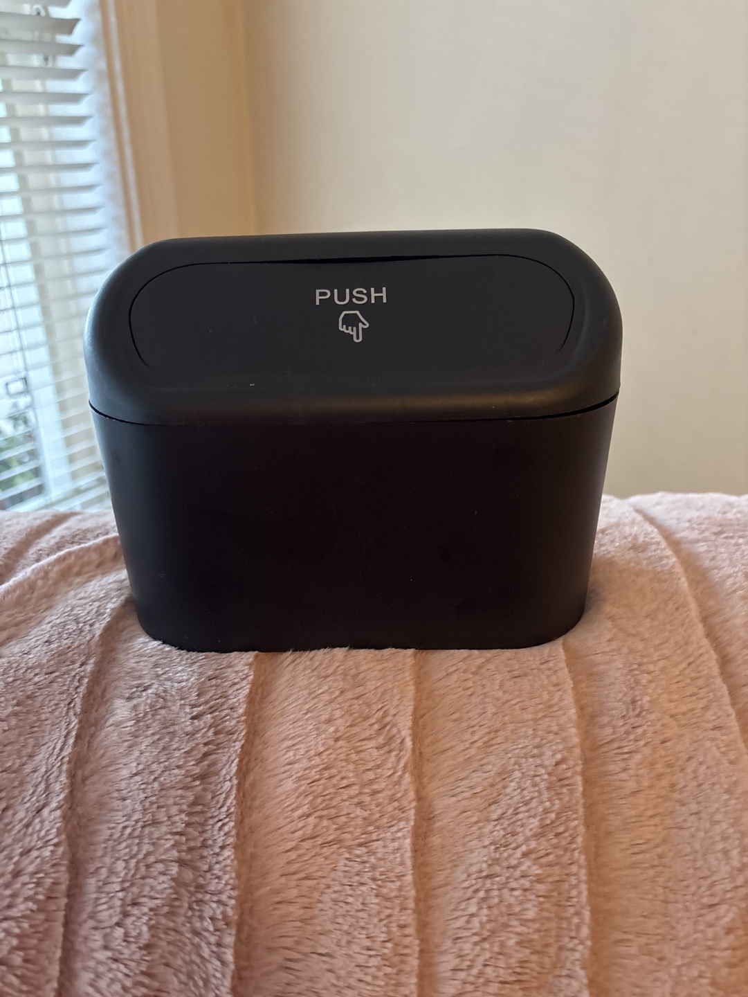 Black Mini Car Trash Can