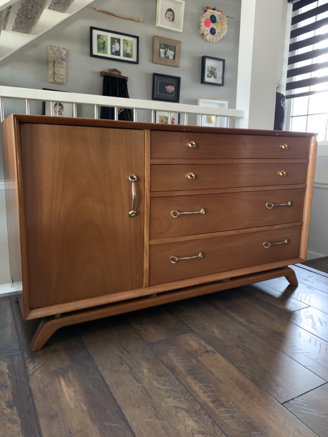 Mid-Century Modern Wooden Sideboard