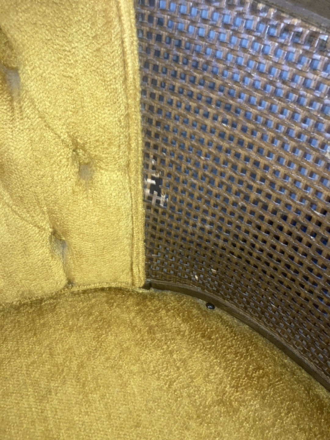 Vintage Mustard Yellow Accent Chair - photo 3