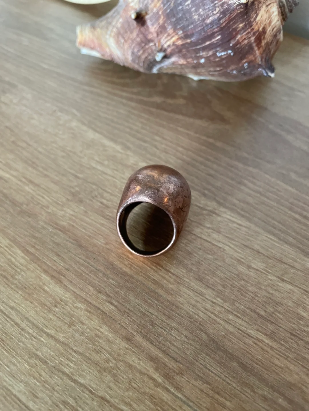 Unique Copper Statement Ring image indicator(3)