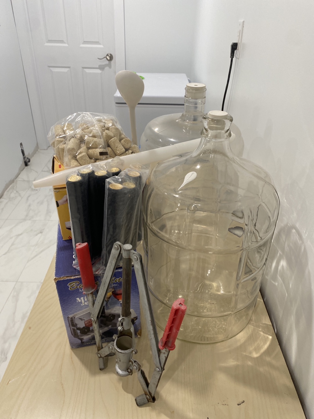 Wine Making Kit - Bottles, Corks, Siphon, and More!