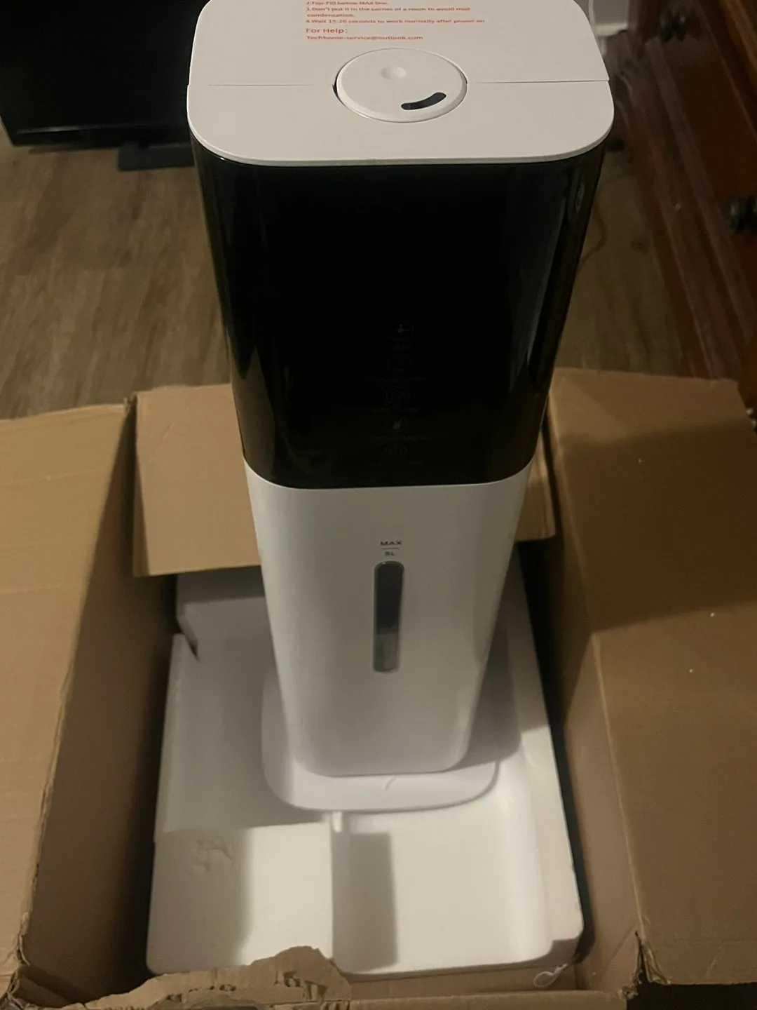 8L cool mist Humidifier and diffuser brand new image indicator(2)