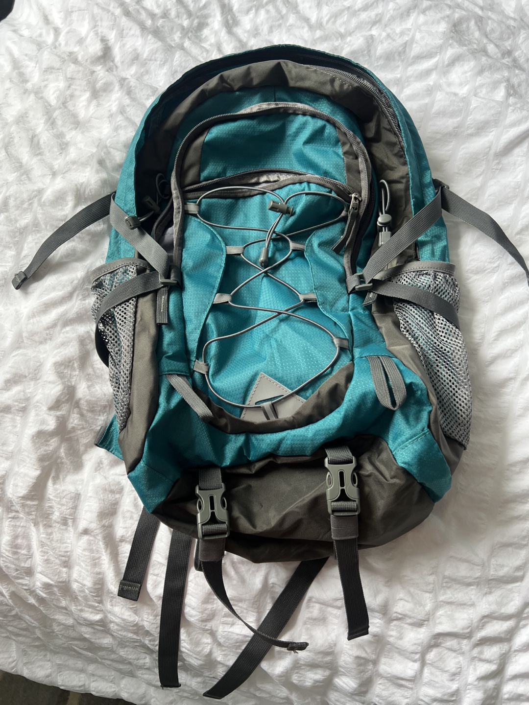 IGOLUMON Teal and Grey Hiking Backpack