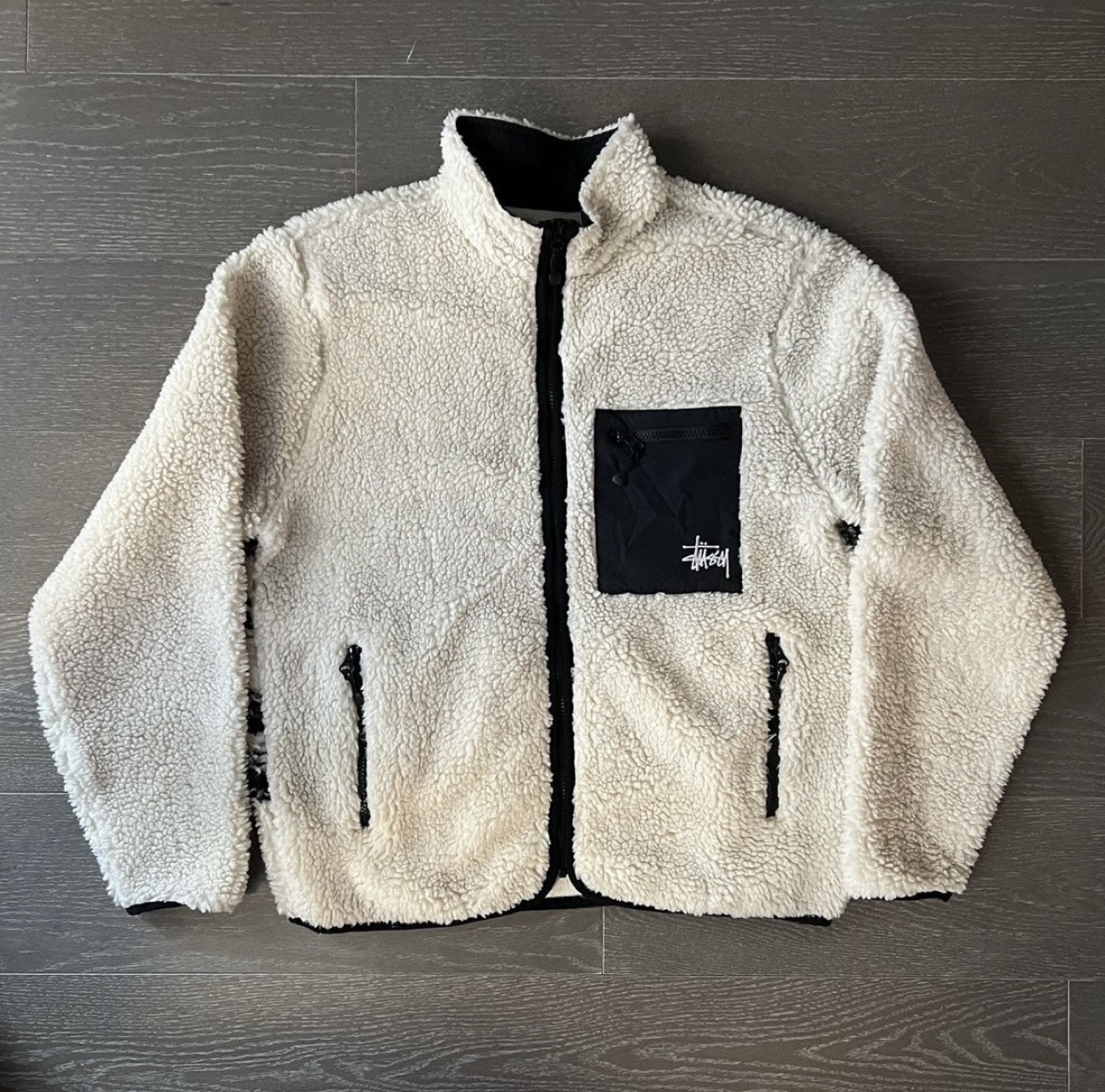 Rare Stüssy Fleece Jacket - Venus Artwork - photo 2