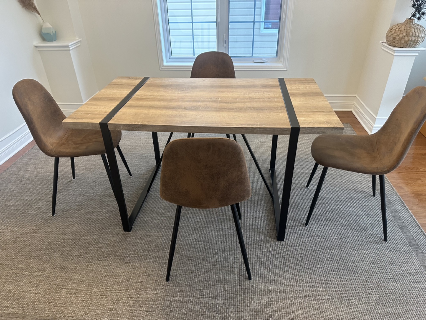 Dining Table Set with Four Chairs - photo 2