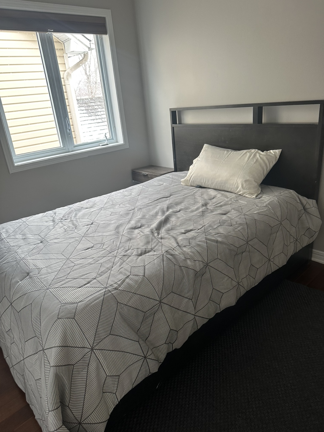 Double Mattress and Platform Bed Frame Set