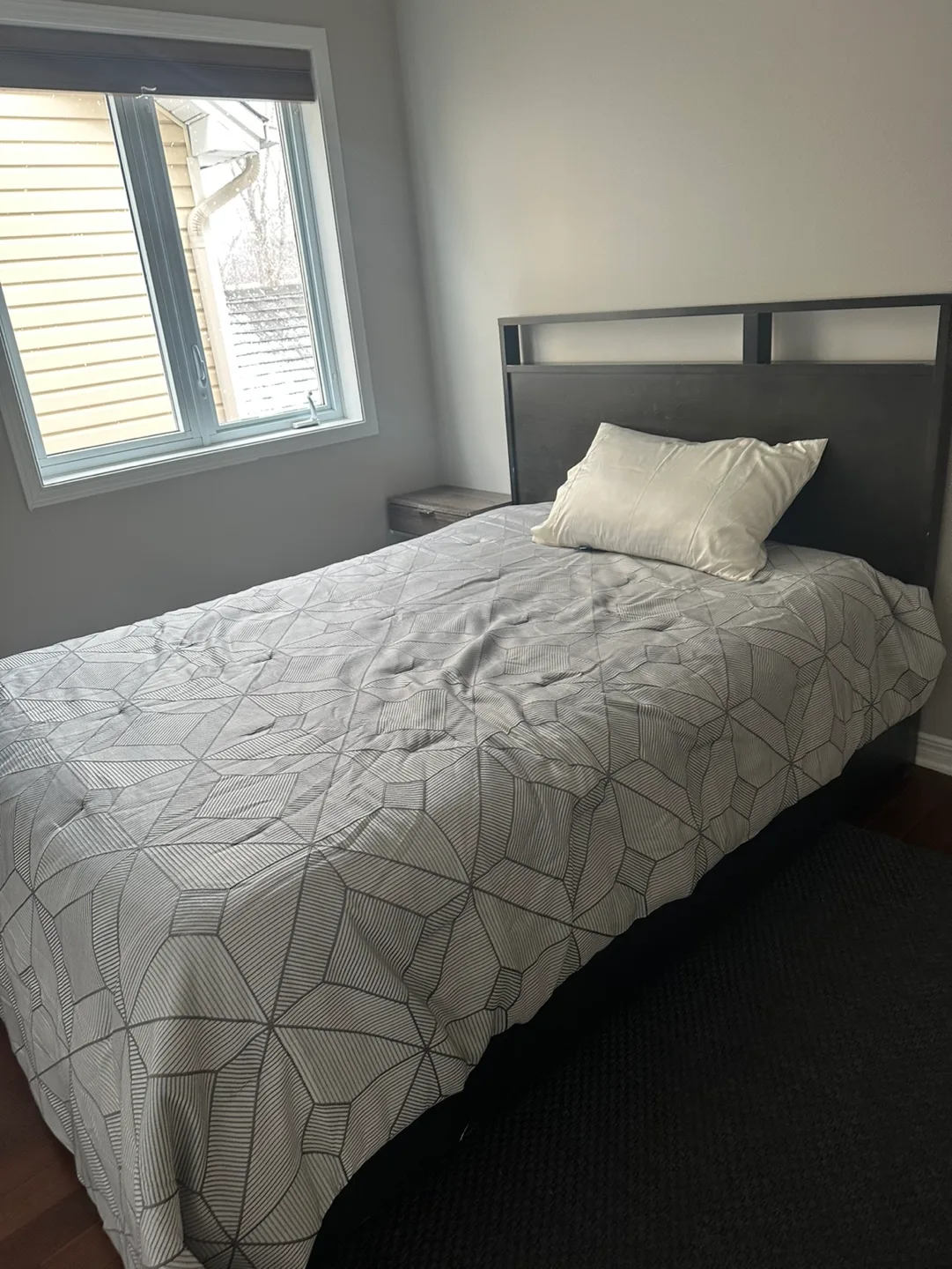 Double Mattress and Platform Bed Frame Set