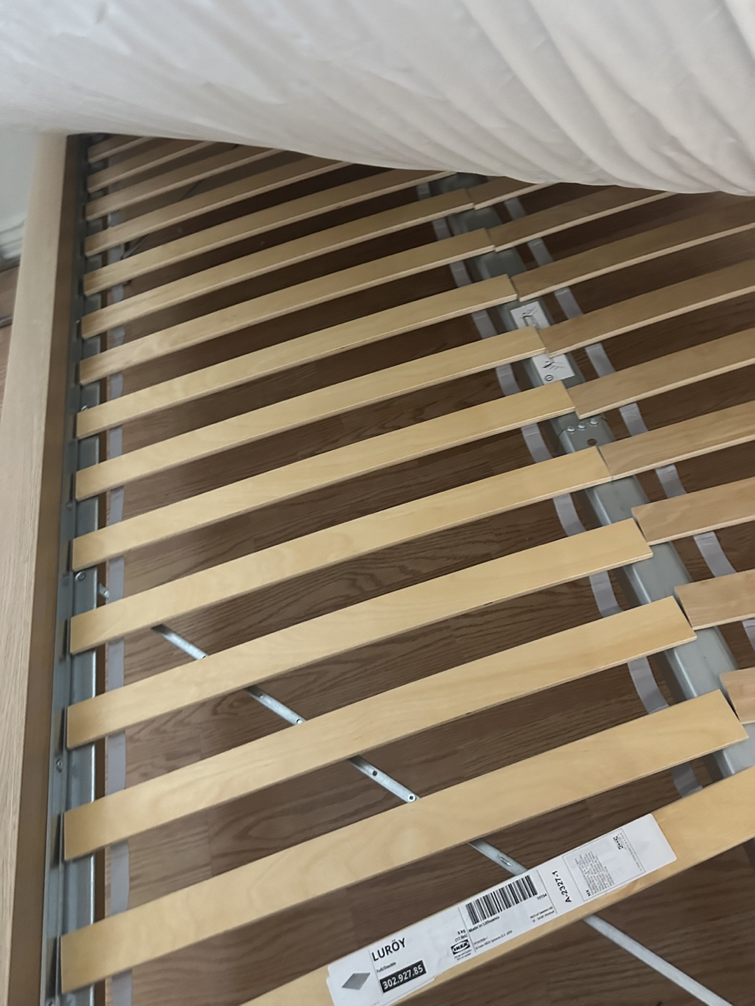IKEA MALM Double Size Bed Frame with Slatted Base - photo 2