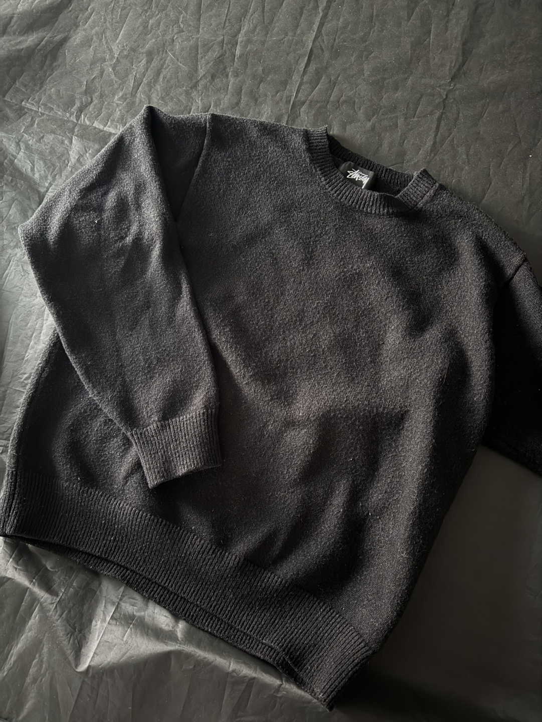 Rare Stüssy Black Knit Sweater - photo 3