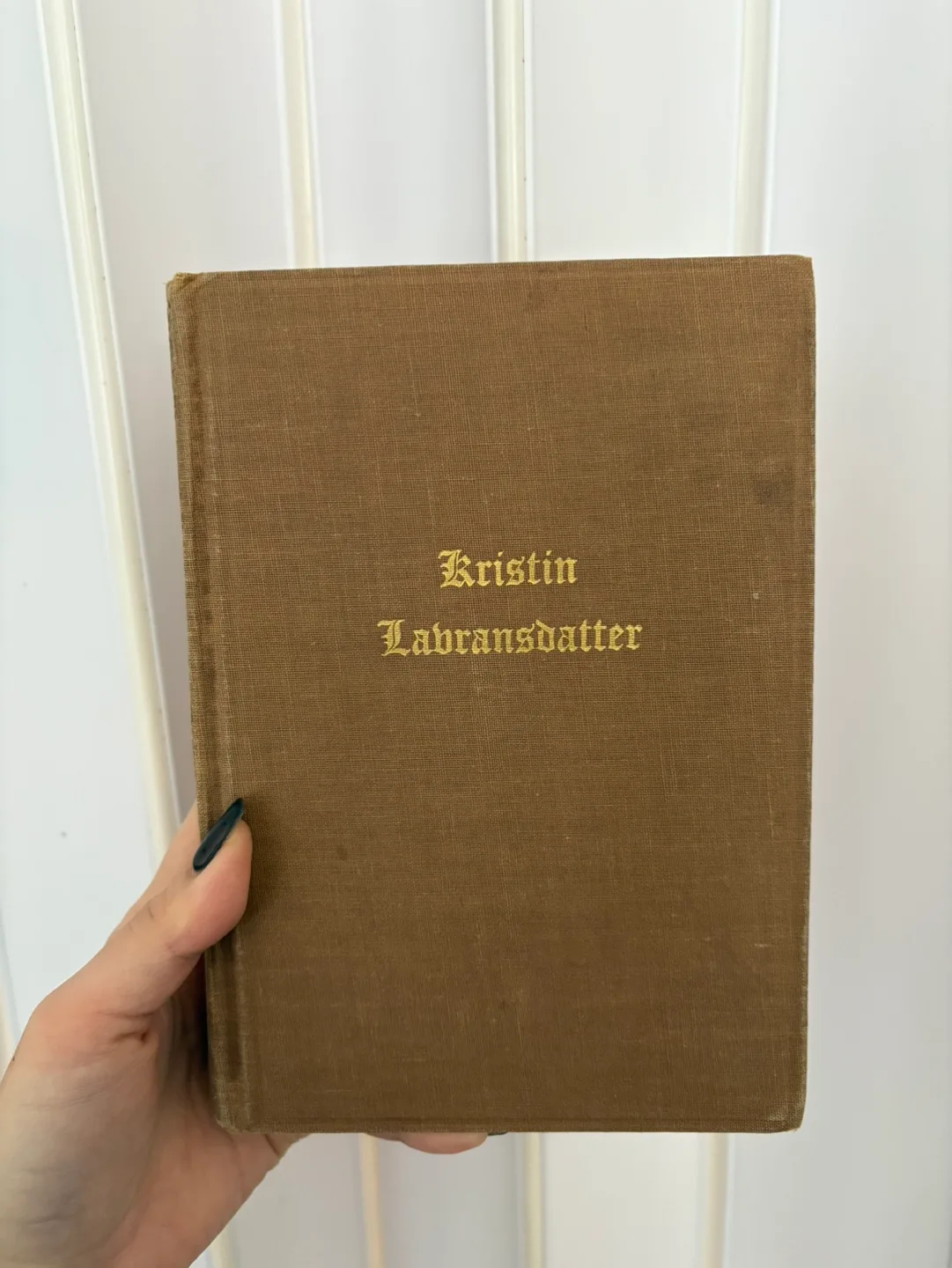 Vintage Kristin Lavransdatter Book thumbnail