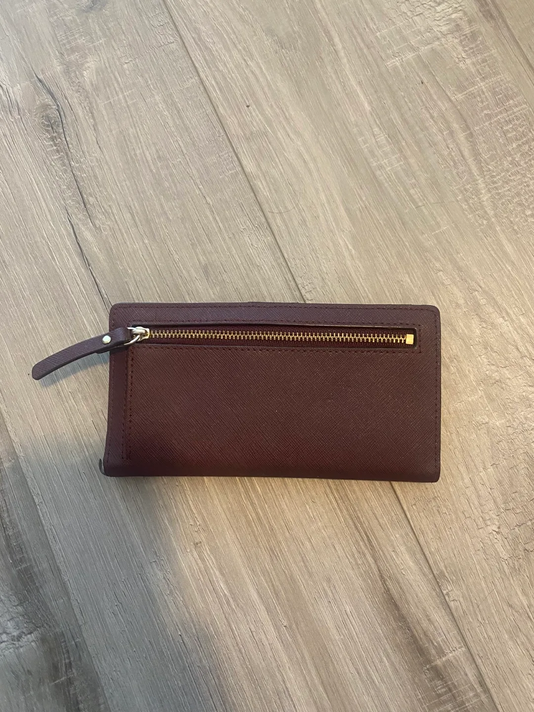 Kate Spade  Burgundy Zip-Around Wallet image indicator(4)