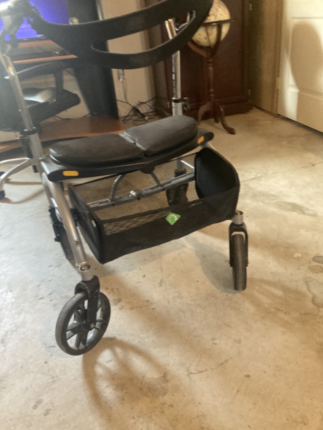 Rollator Walker with Seat and Basket