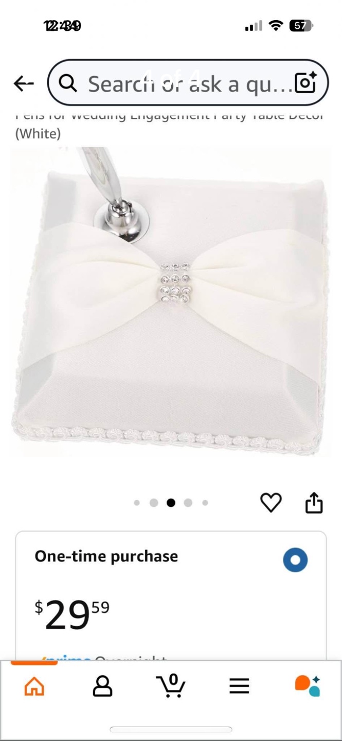 Wedding Guest Book Pen Set with Feather - photo 4