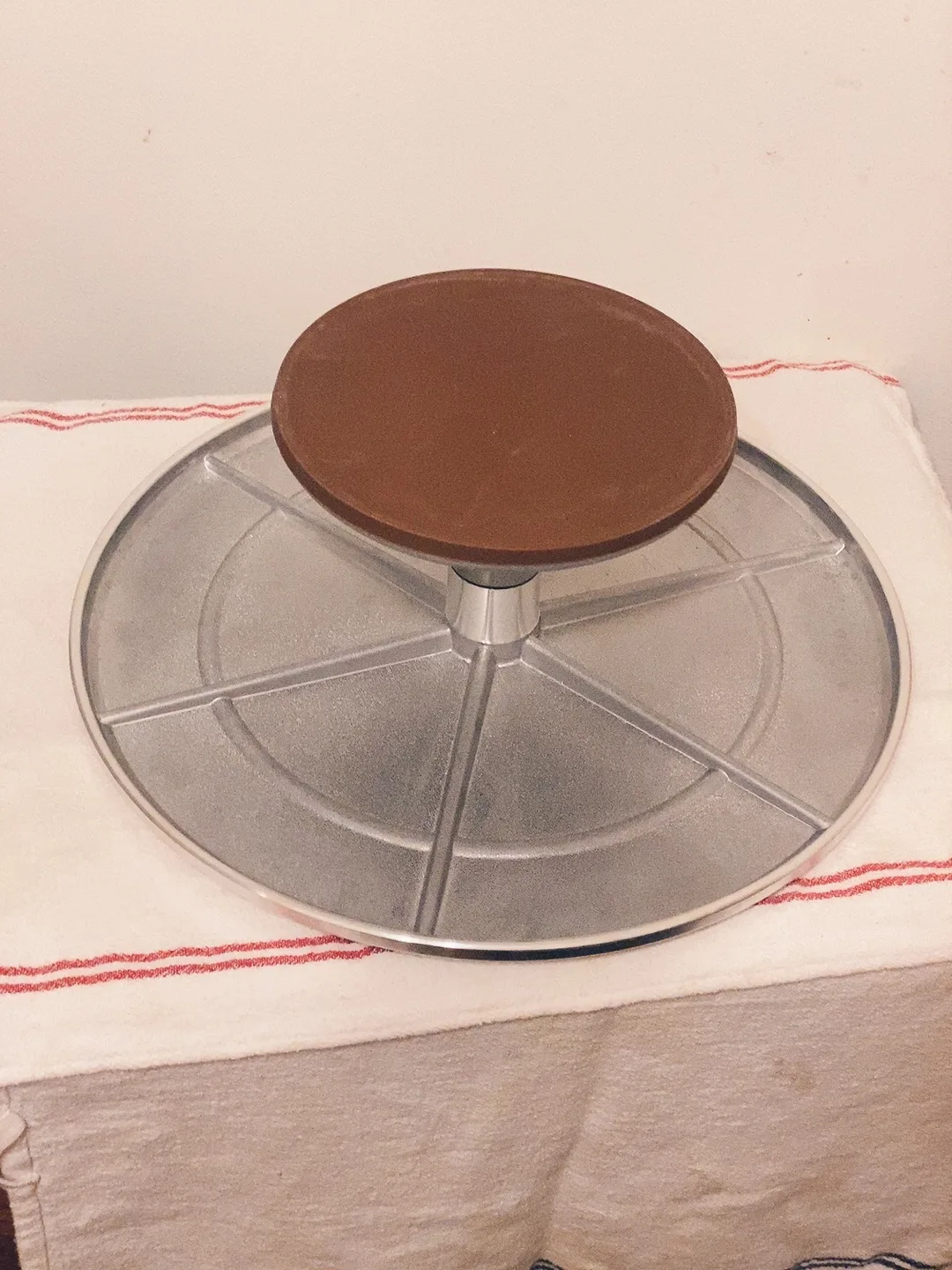 🧡[Moving Sale] Professional Stainless Steel Cake Turntable image indicator(3)