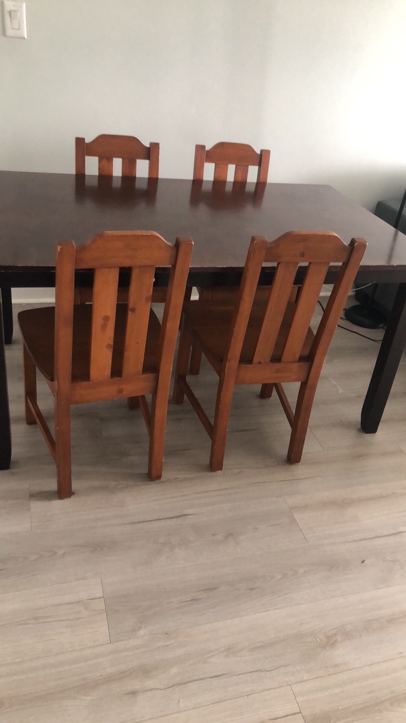 Dining Table Set - 4 Chairs