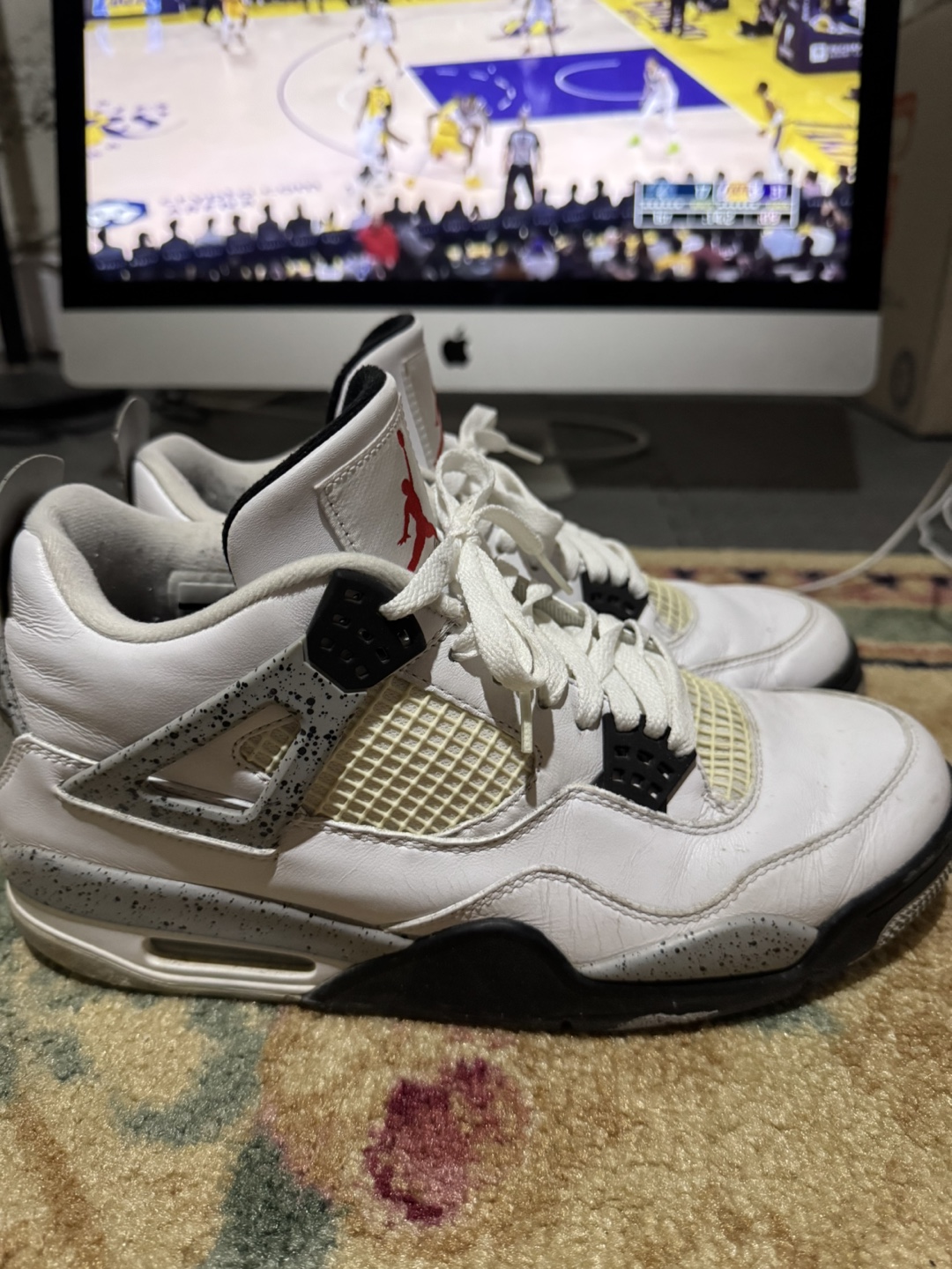 Air Jordan 4 Retro 'White Cement' - photo 2
