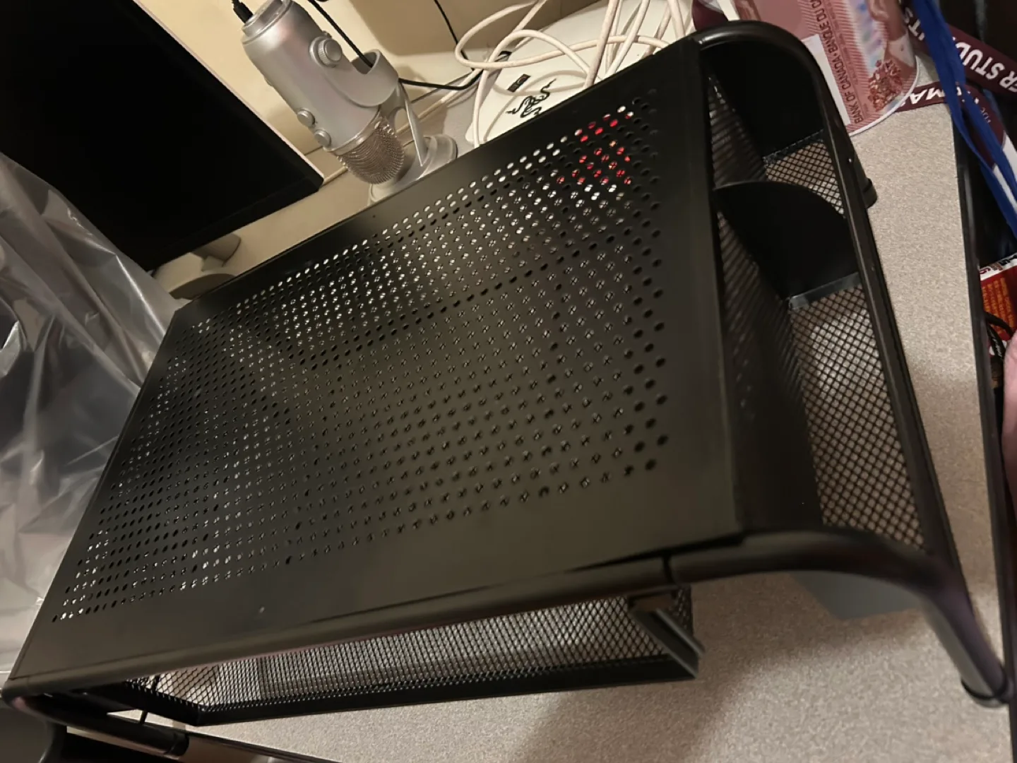 Monitor Stand Riser with Organizer Draws image indicator(2)