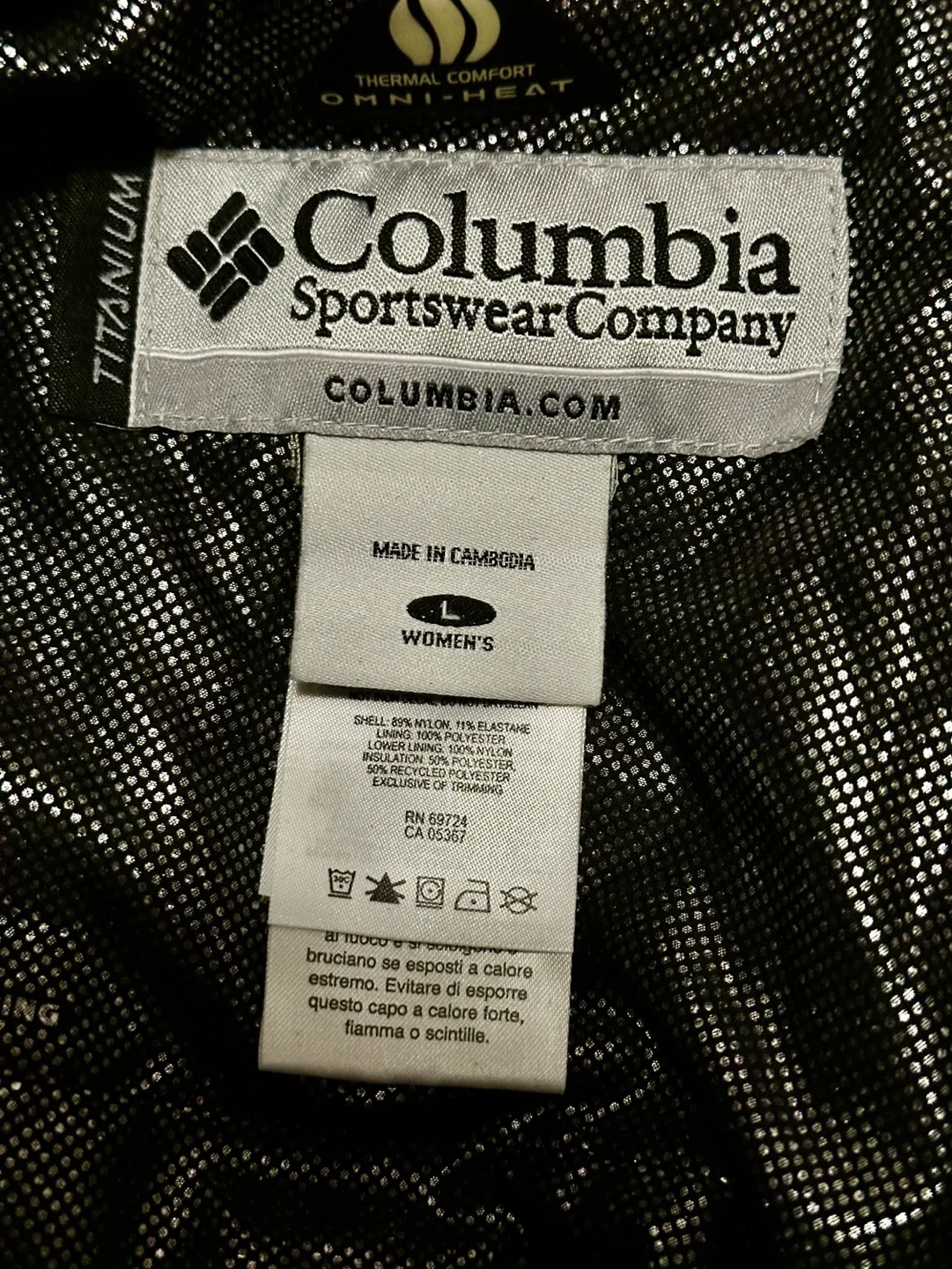 Women's Columbia Sportswear Purple Ski Pants - Size Large image indicator(3)