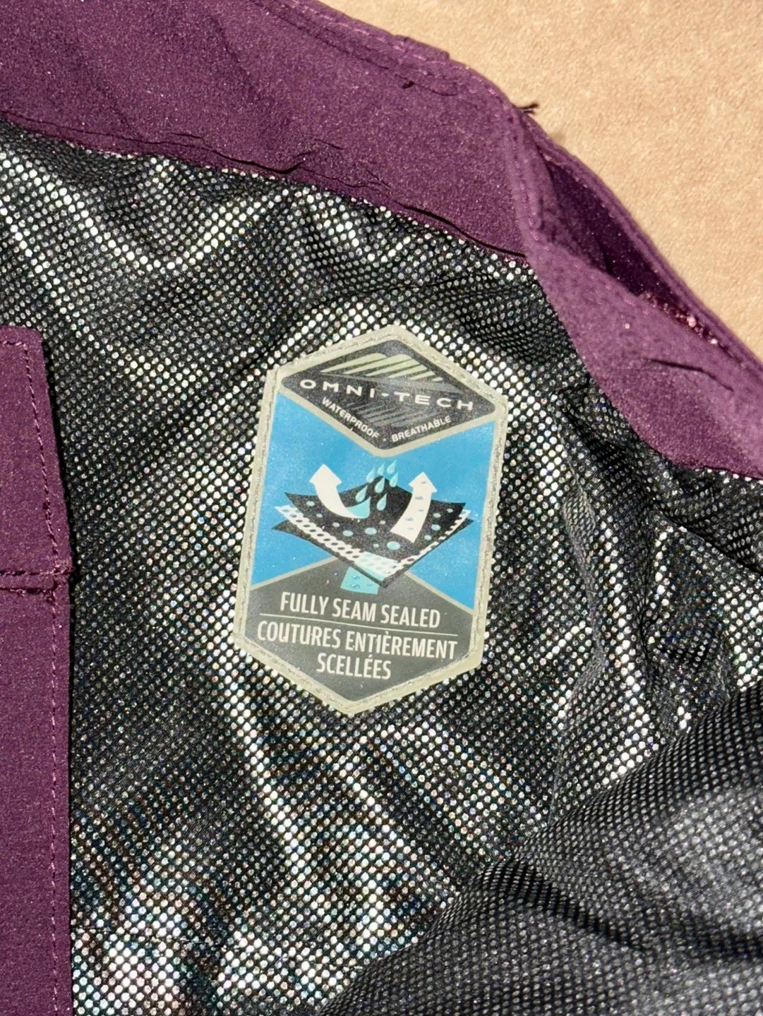 Women's Columbia Sportswear Purple Ski Pants - Size Large image indicator(4)