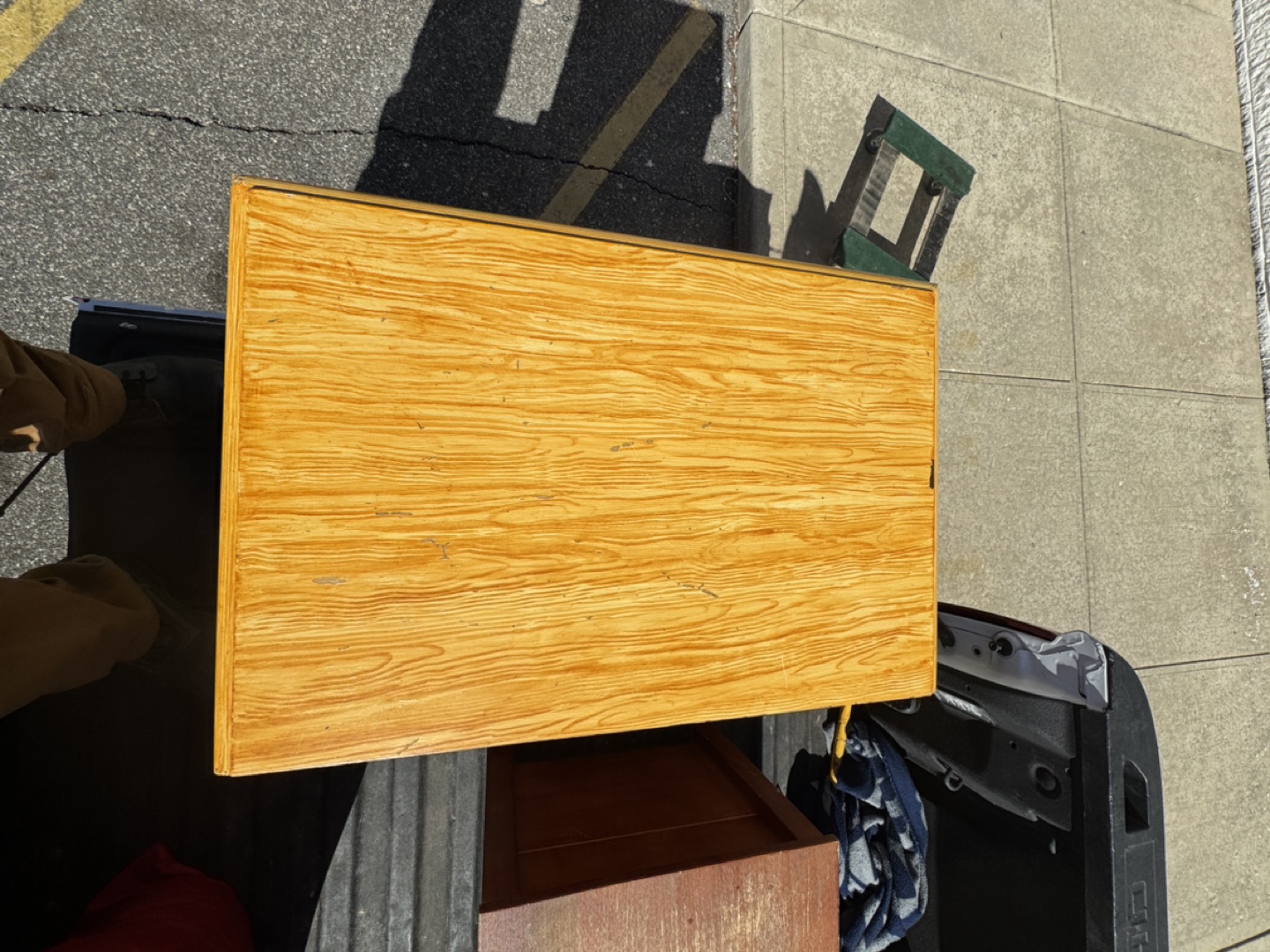 Vintage Two-Drawer Wooden Nightstand - photo 5