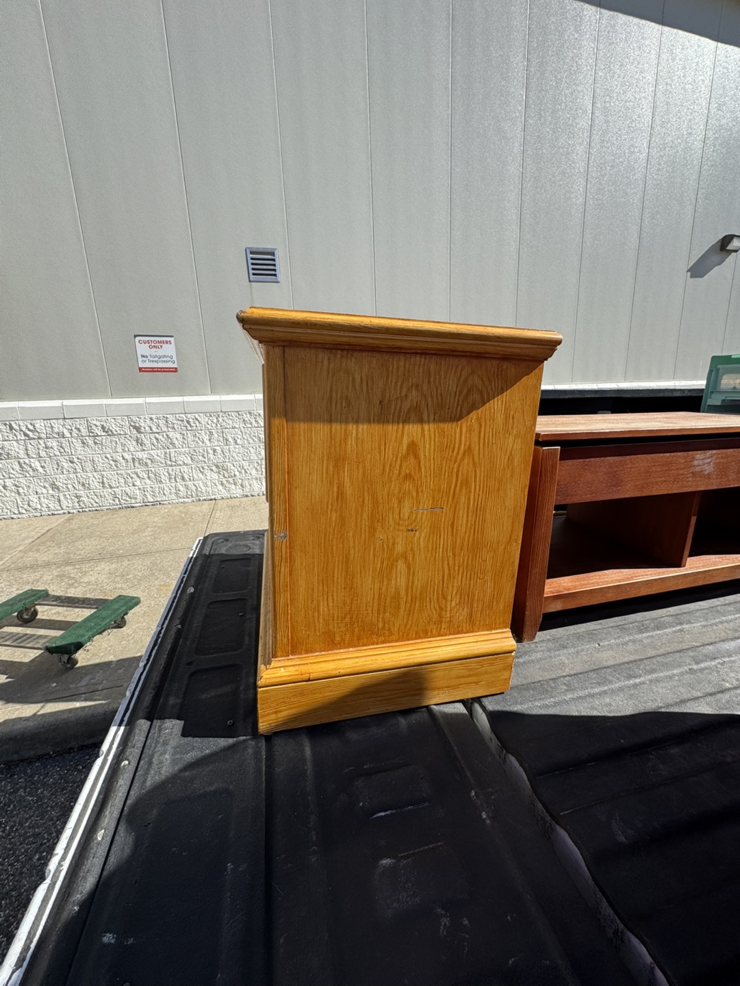 Vintage Two-Drawer Wooden Nightstand - photo 4