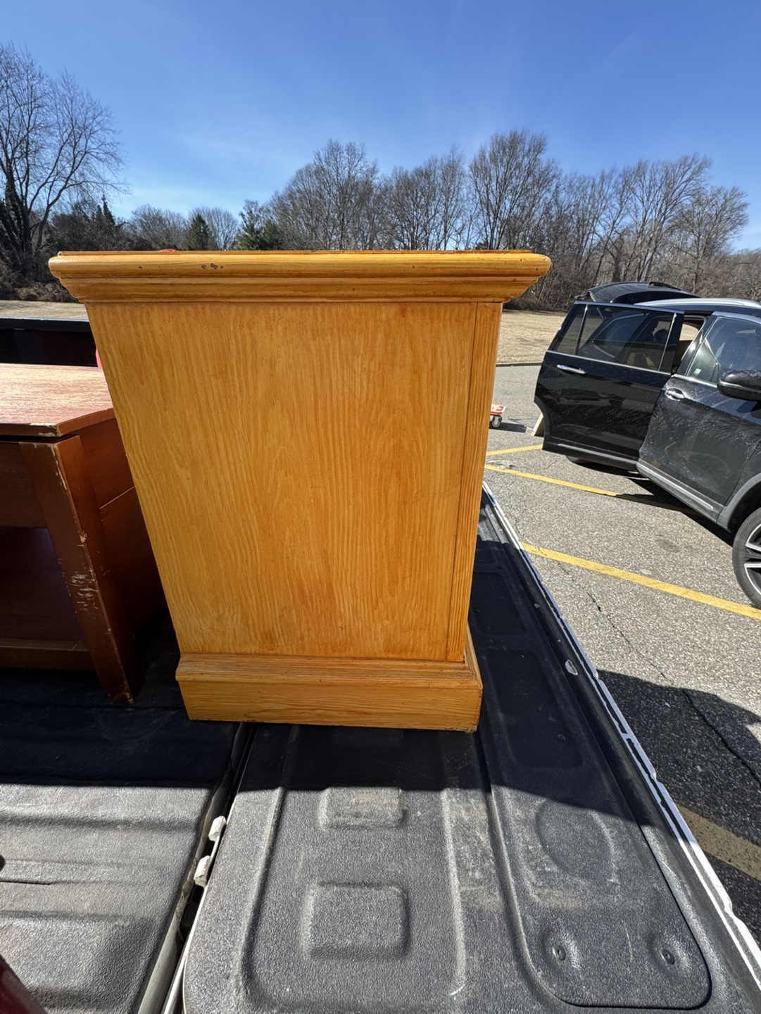 Vintage Two-Drawer Wooden Nightstand - photo 3