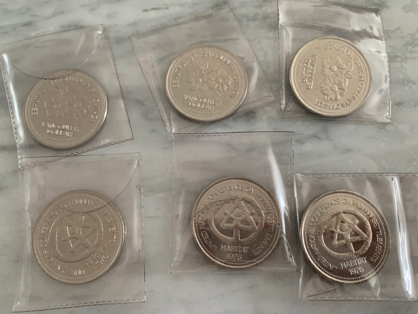 1976 Vancouver Habitat Commemorative Dollars image indicator(2)