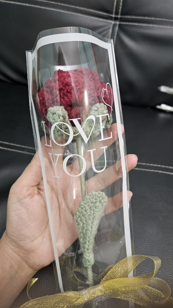 Handmade Crochet Rose  Valentine's Day Gift - photo 2