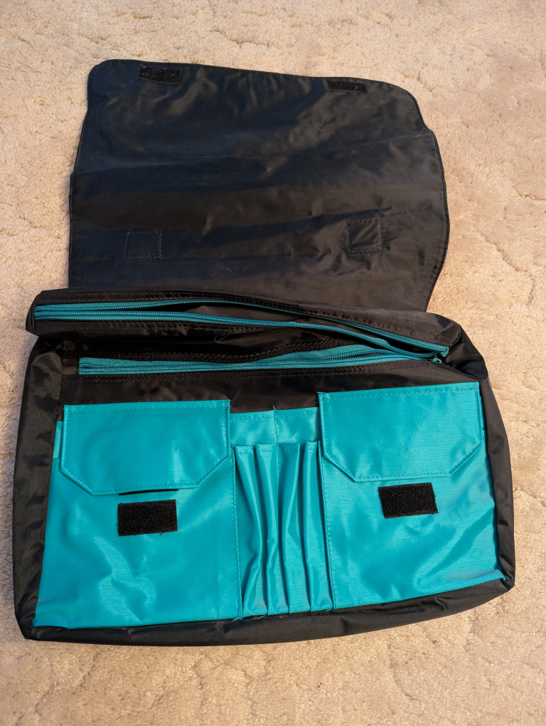 Black and Teal Shoulder Bag - photo 2