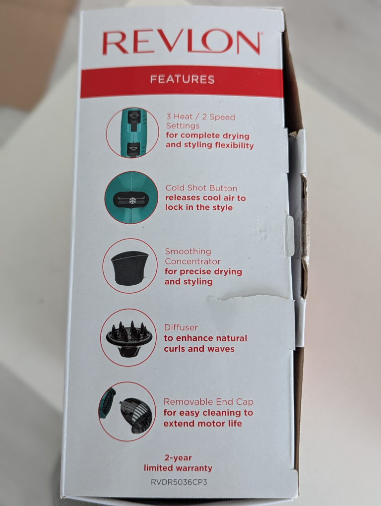 Revlon Lift, Body, and Volume Hair Dryer - Teal - photo 3