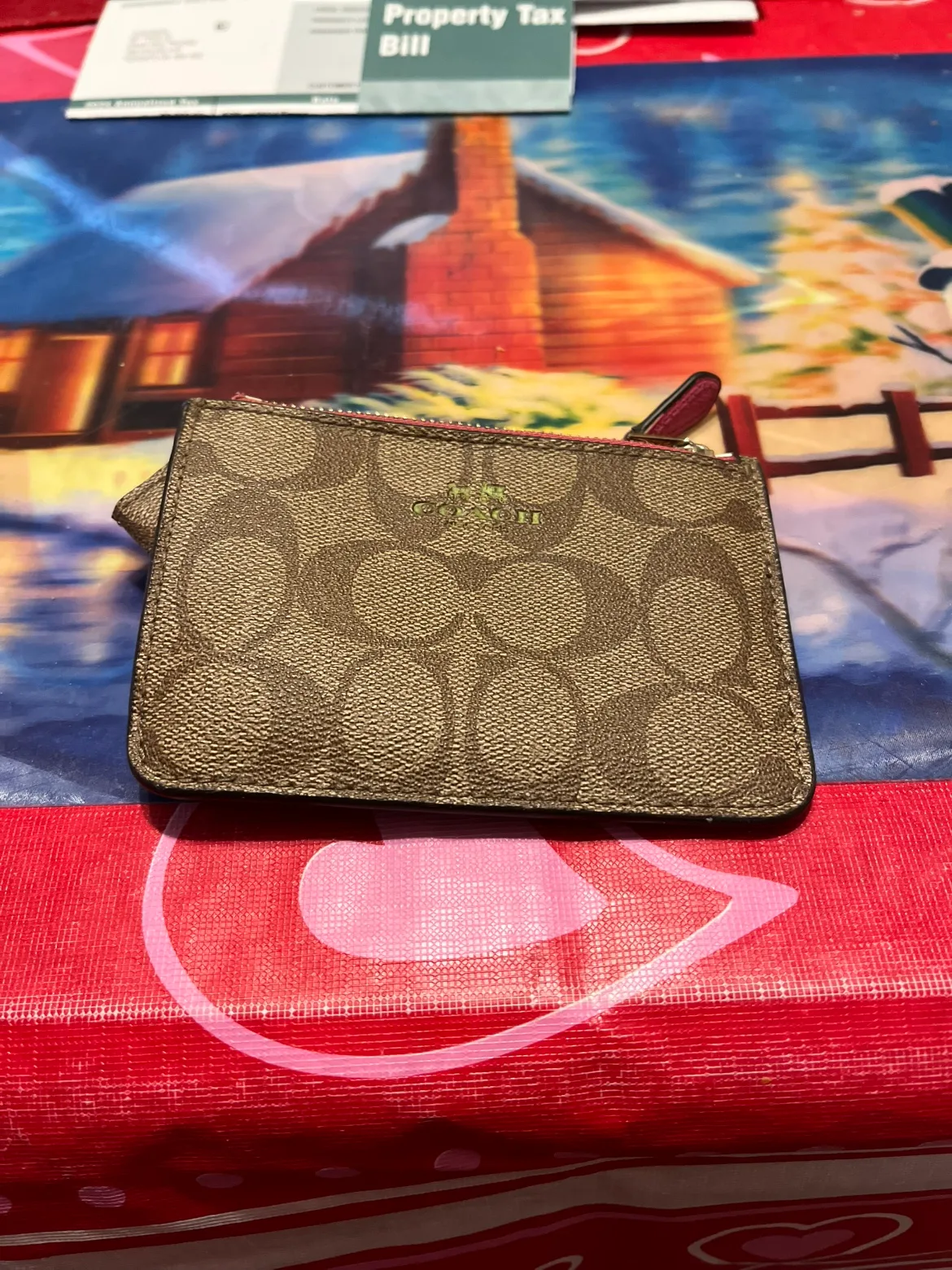 Coach Mini Wallet Zip-Around image indicator(2)