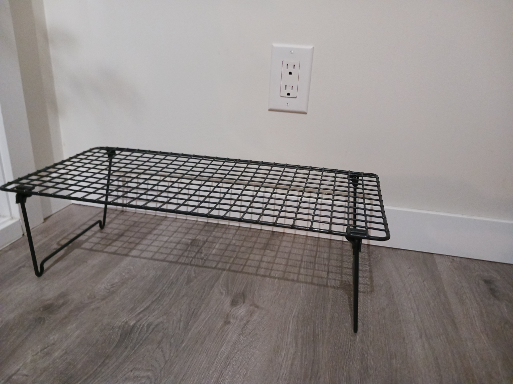 4 Black Metal Wire Shelf - Grejig Ikea - photo 2