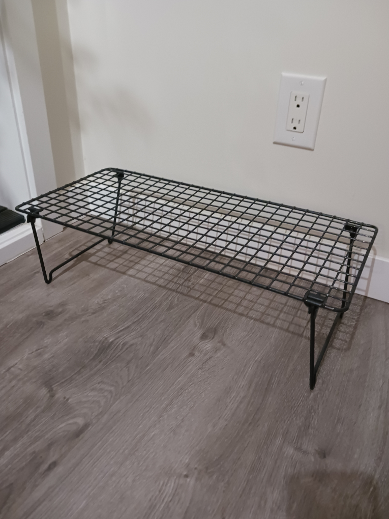 4 Black Metal Wire Shelf - Grejig Ikea - photo 3