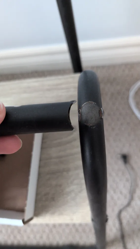 Clothing Rack with Shelf -  Damage image indicator(3)