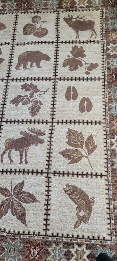 Large Area Rug - Wildlife Theme - photo 2