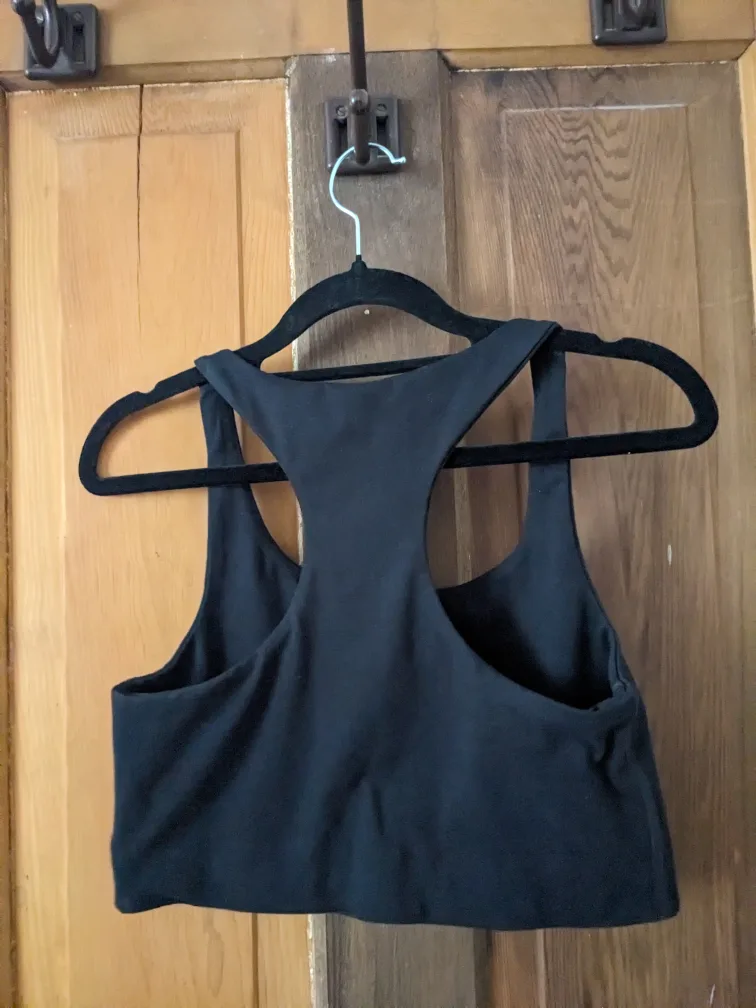 Girlfriend Collective Racerback Bra - Black - Size M image indicator(2)