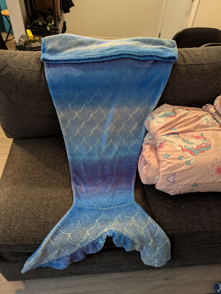 Mooreeke Unicorn Twin Comforter Bed Set & Mermaid Tail Blanket - photo 2