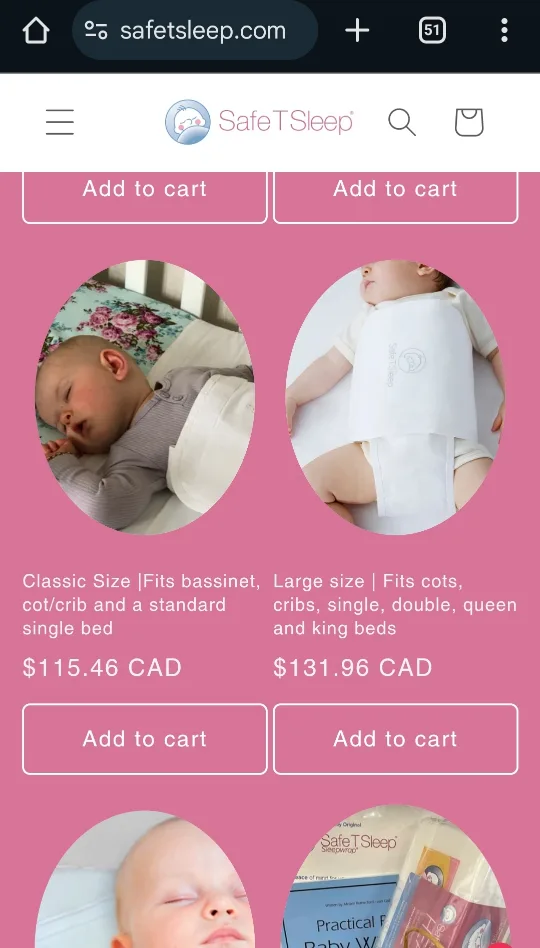 Safe T Sleep Sleepwrap Classic Model for babies aged 0-36 months image indicator(3)