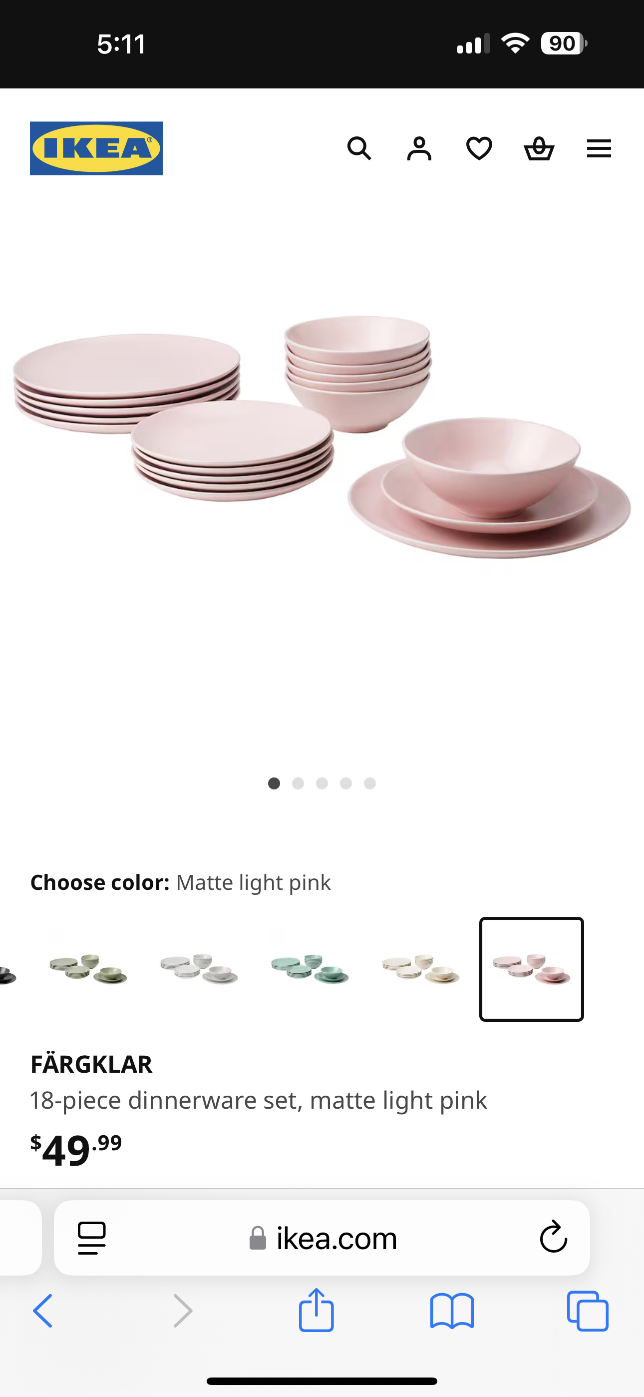 Ikea Dinner Set