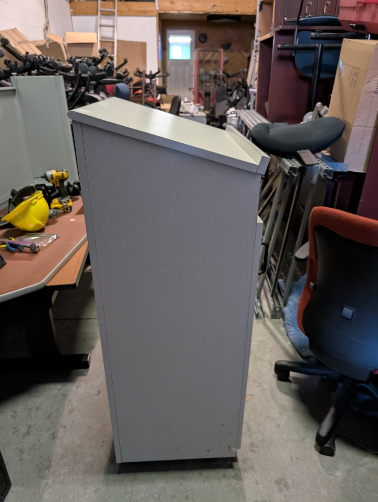 Grey Mobile Presentation Lectern - photo 4