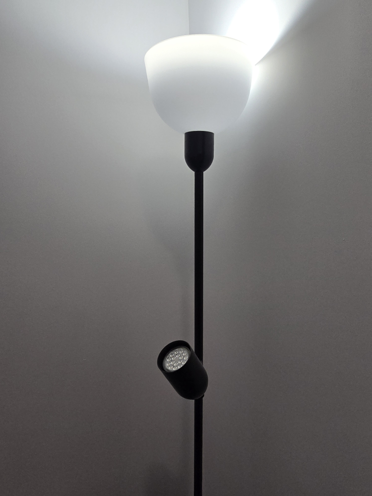 IKEA HEKTOGRAM Floor Lamp - Black
