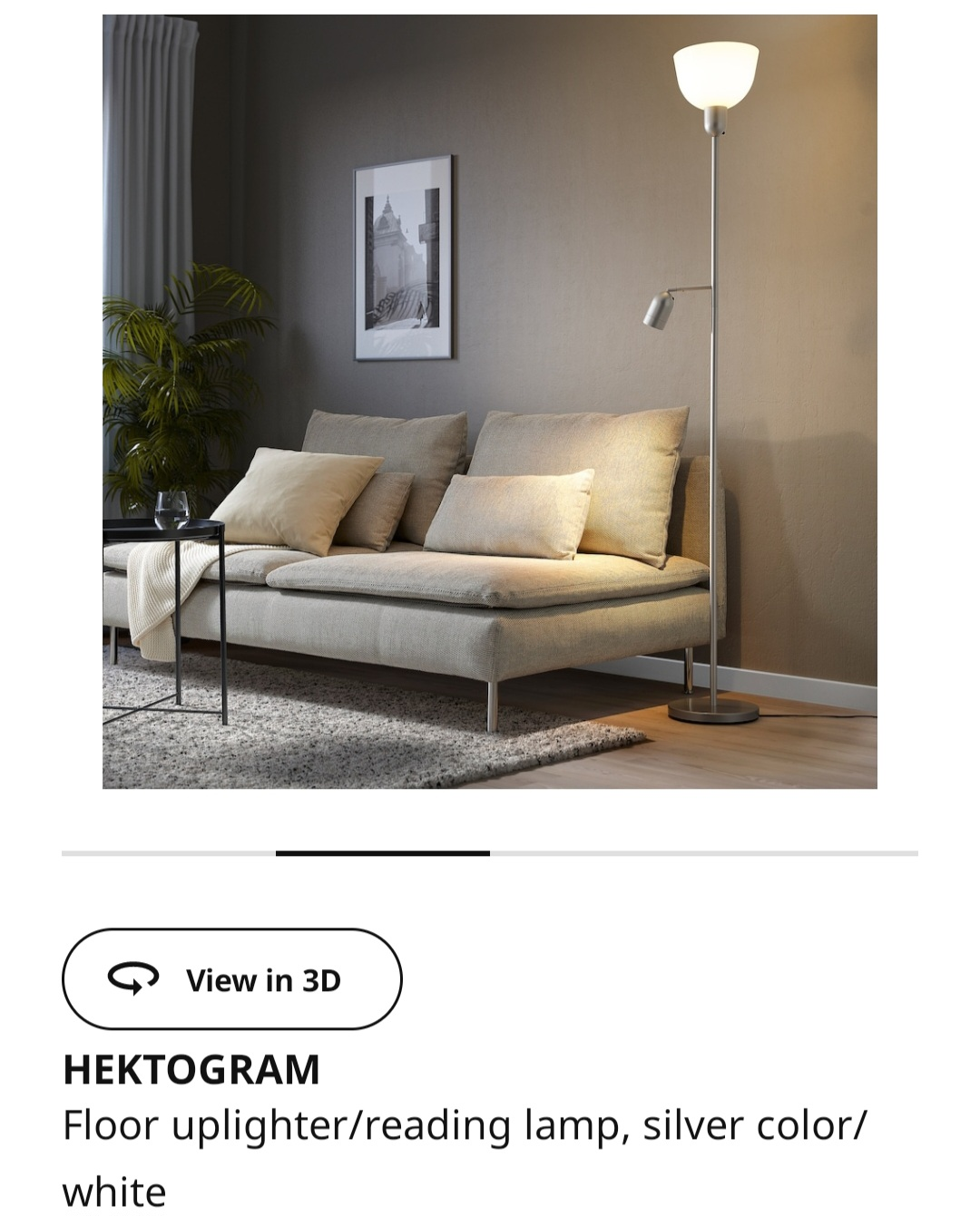 IKEA HEKTOGRAM Floor Lamp - Black - photo 4