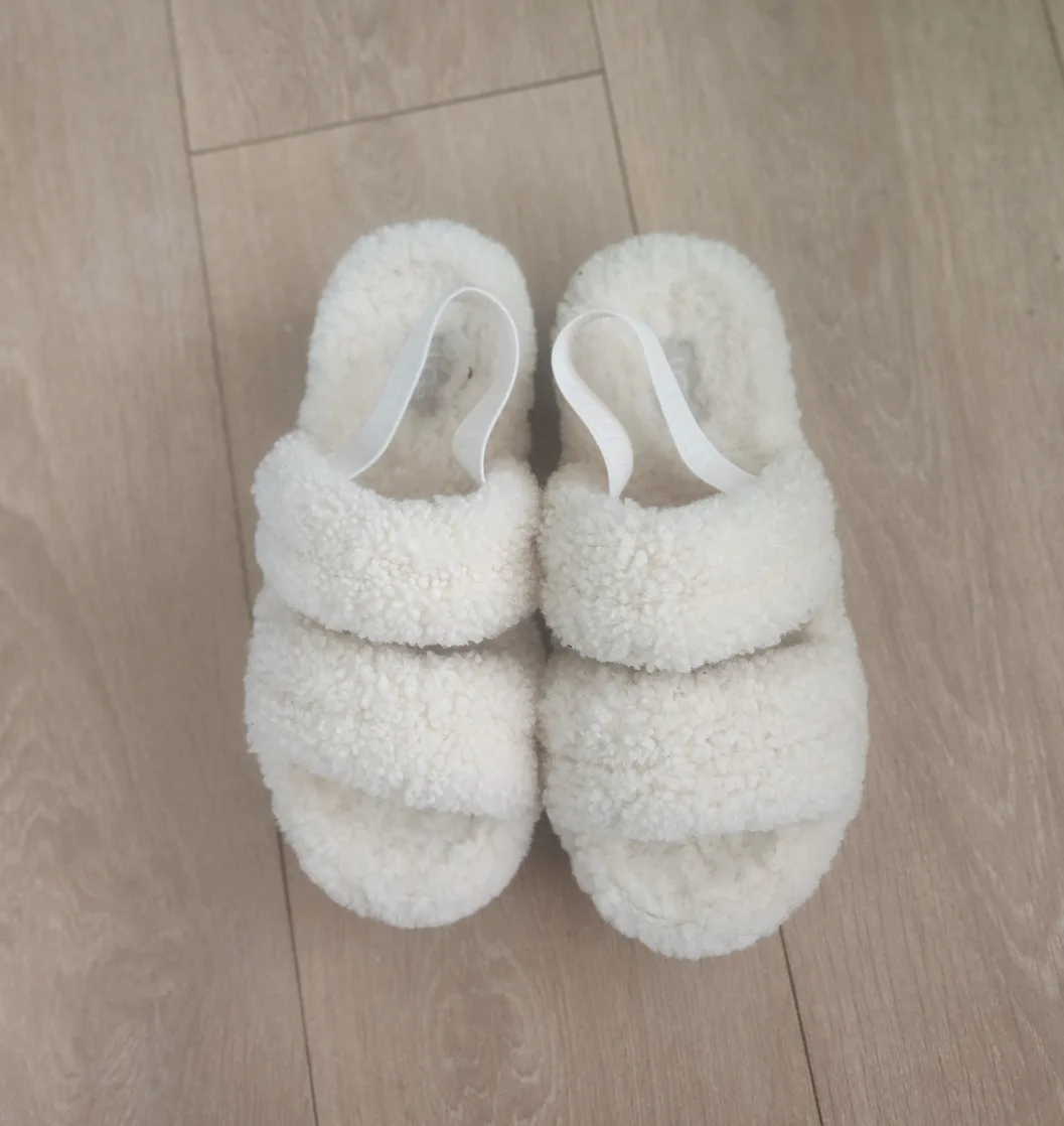 UGG Fluffita Yeah Slides - Off-White image indicator(2)