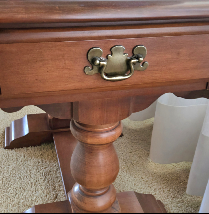 Vintage Teak Wood Drop-Leaf Table - photo 3