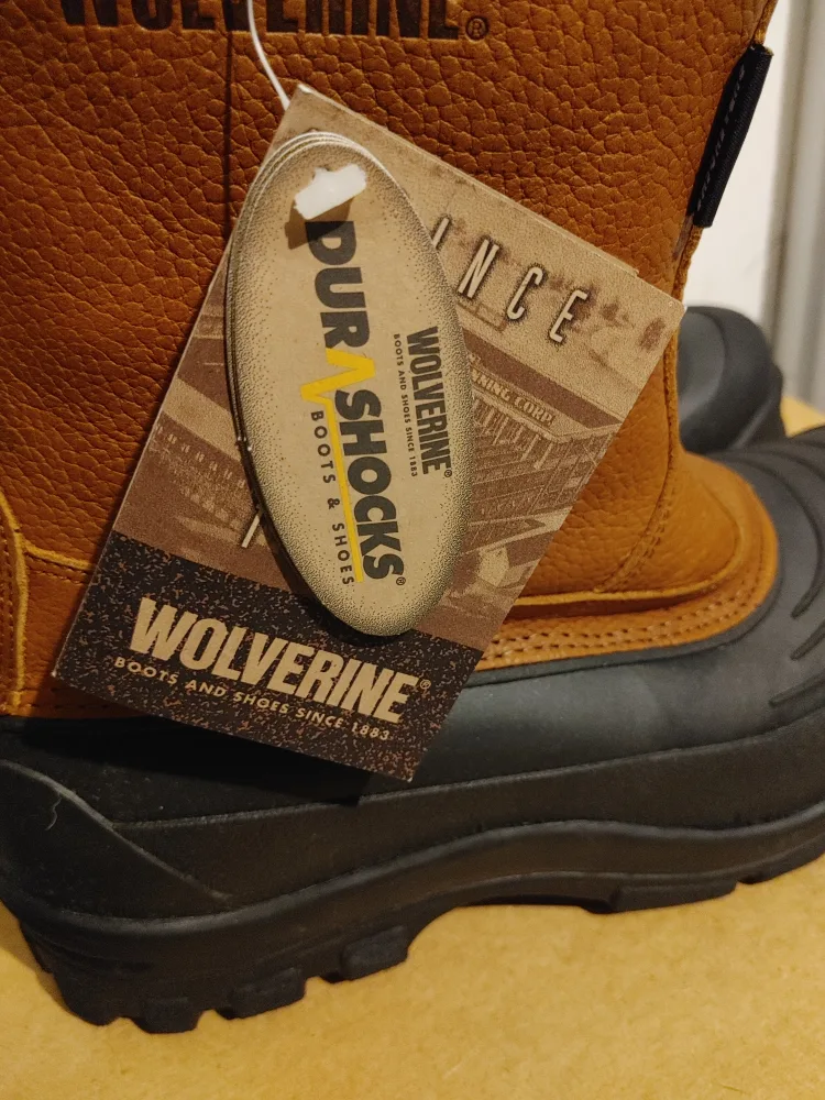 🥕WOLVERINE GENUINE LEATHER WINTER BOOTS BRAND NEW! MENS 10.5 image indicator(3)
