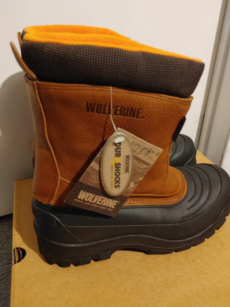 🥕WOLVERINE GENUINE LEATHER WINTER BOOTS BRAND NEW! MENS 10.5 image indicator(4)