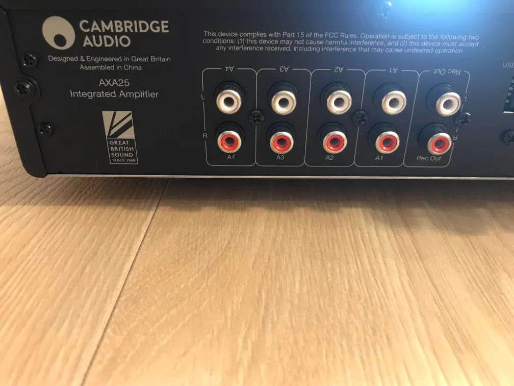 Brand new hi-fi Cambridge Audio AXA25 Integrated Amplifier image indicator(4)