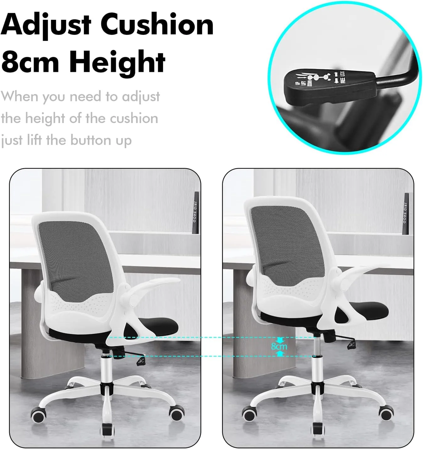 White Office Chair image indicator(8)