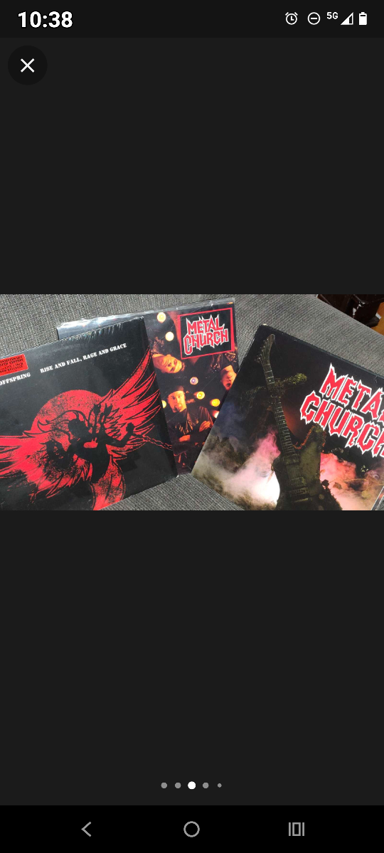 various new and next to new heavy metal and hard rock lp's - photo 3