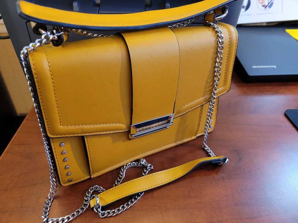 Mustard Yellow TopShop Crossbody Bag image indicator(2)